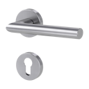 Vorschaubild Griffwerk Türgriff VIVIA Edelstahl matt - Klipptechnik