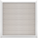 GroJa Viento Designzaun  Sondermaß Element mit Rahmen Silber