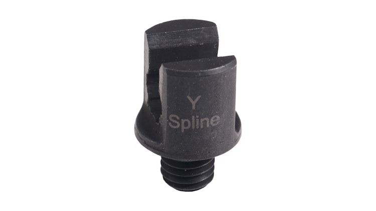 Bikeservice Speichenschlüssel zum Lösen, SPLINE, 6-Nut, 8 mm, Stahl