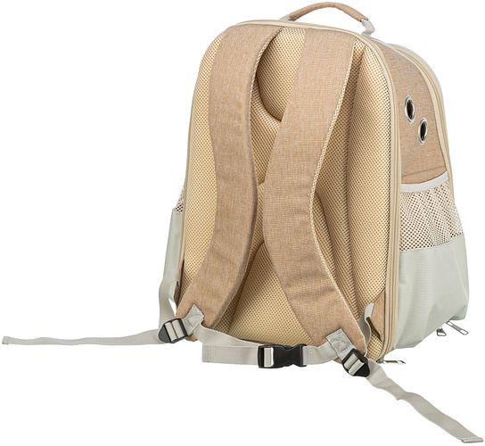 TRIXIE Rucksack Willow, 38 × 25 × 45 cm, beige/braun