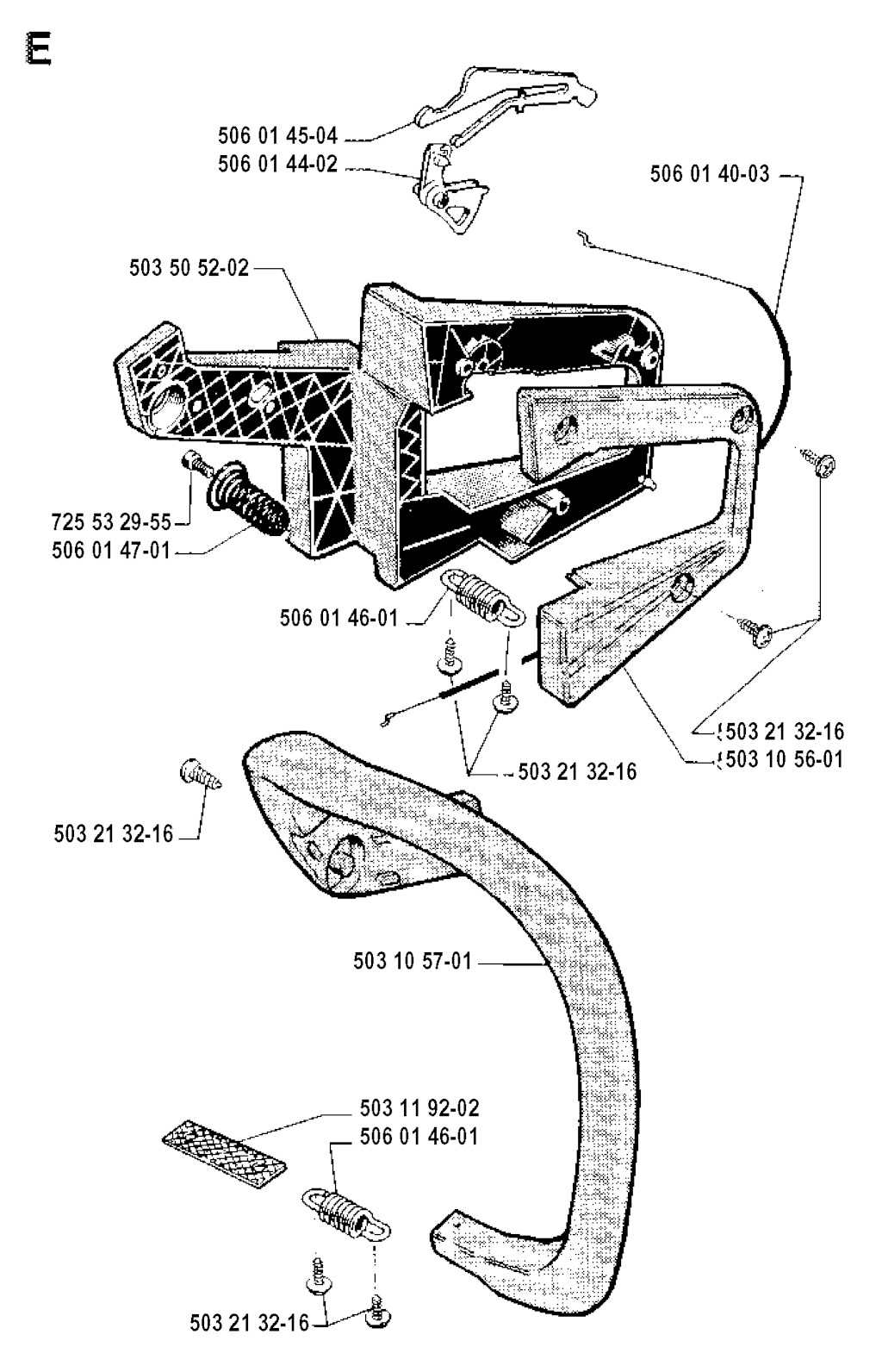 Explosionszeichnung Ersatzteile