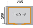 Weka 21 mm Schiebetürhaus 228