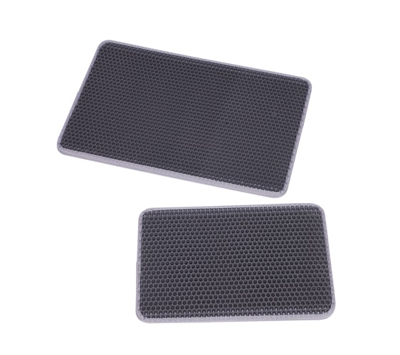 NOBBY Sieb-Vorleger Katzentoilette grau eckig 30 x 45 cm