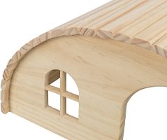 TRIXIE Haus, nagelfrei, Zwergkaninchen, Holz, 42 × 20 × 25 cm