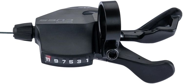 Shimano Daumenschalthebel CUES SL-U6000 11-fach rechts schwarz mit Ganganzeige