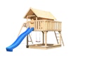 Vorschaubild Akubi Stelzenhaus Fidel mit Satteldach inkl. Wellenrutsche und Doppelschaukelanbau