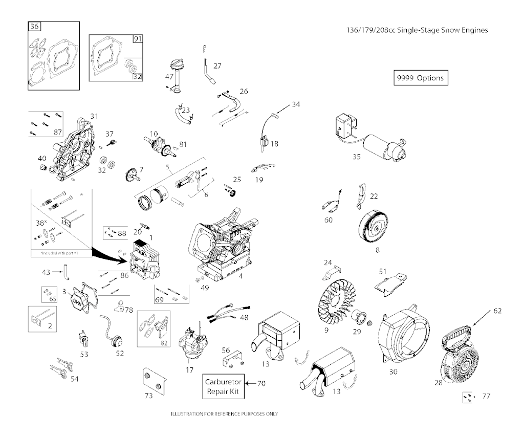 Explosionszeichnung Ersatzteile