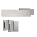 Vorschaubild GRIFFWERK Glastürbeschlagset FRAME unverschließbar Magnet 3-tlg. Bänder ohne Griff