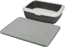TRIXIE Sieb-Vorleger 58 x 75 Centimeter grau Katzenzubehör