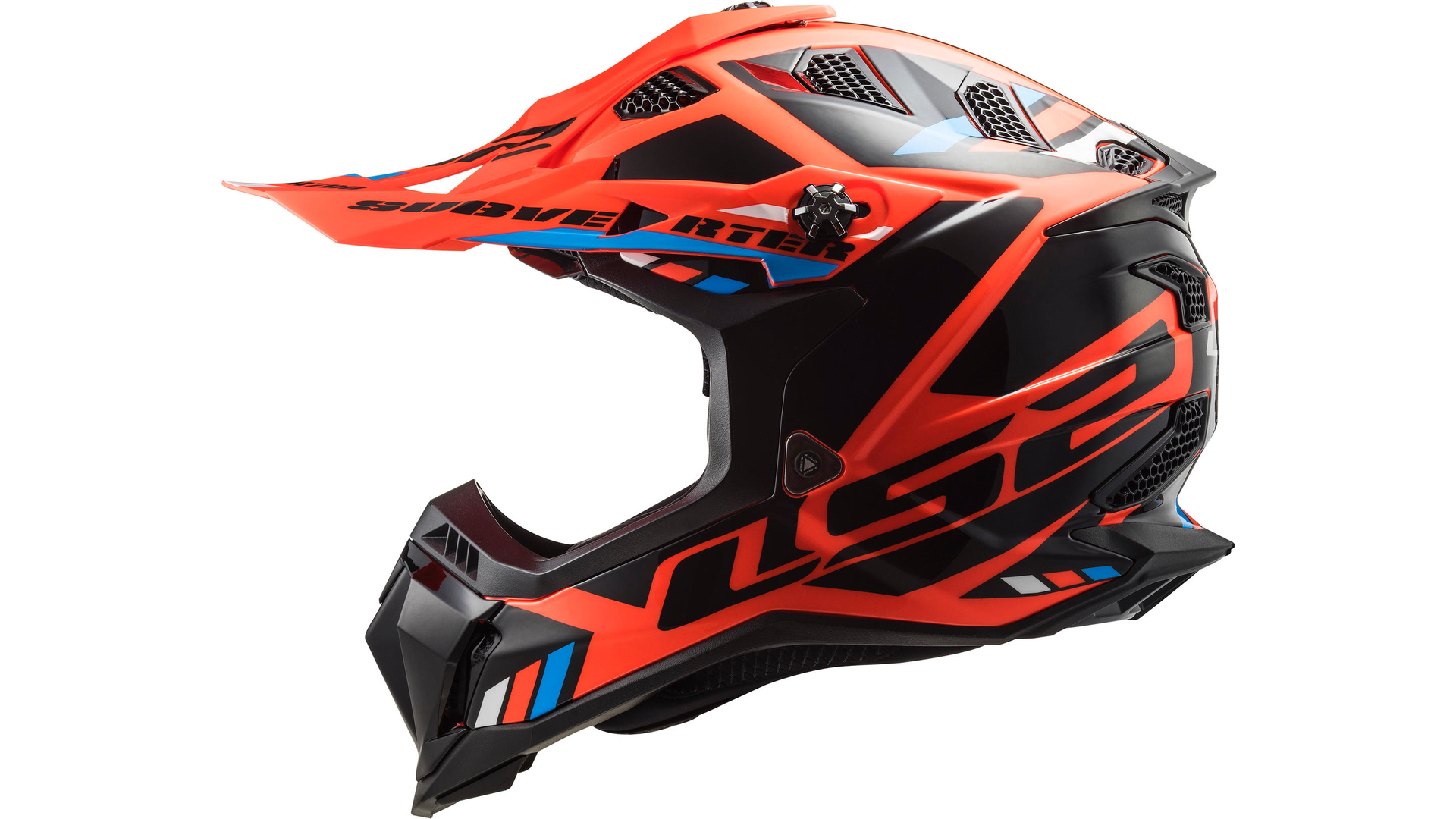 LS2 Crosshelm MX700 Subverter Evo Stomp XXL Schwarz / Neonorange