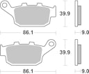 Vorschaubild SBS Bremsbelag 881HF Street Ceramic