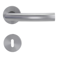 Griffwerk VAYA 178 LORITA fast2fix Fast2Fix GK3 Rosetten rund Buntbart Edelstahl matt