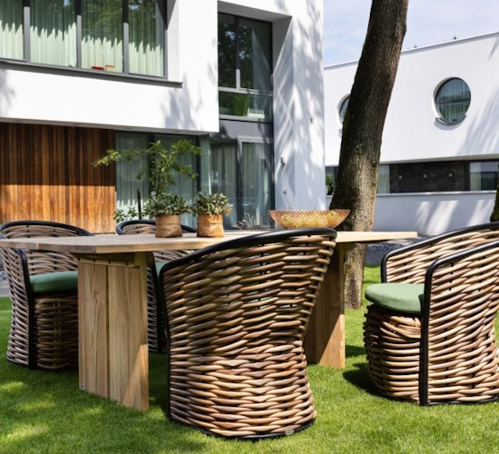 Apple Bee Esstisch JOIE DE VIVRE 200 x 100 cm, Teak - Abverkauf