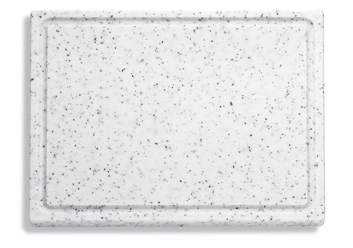 DICK Schneidebrett mit Saftrille weißmarmoriert 53 x 32,5 x 1,8 cm