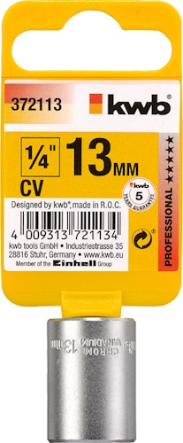 kwb Steckschl-Eins 1/4" x 13 mm SB 372113