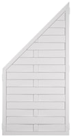 T&J LIGHTLINE Kunststoff Lamellenzaun Ecke links 90x180/90