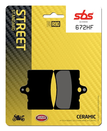 SBS Bremsbelag 672HF Street Ceramic