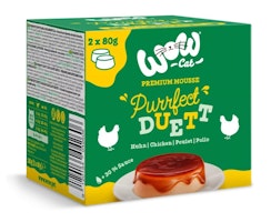 WOW Purrfect Duett Huhn CAT 2 x 80g