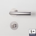 Vorschaubild Griffwerk Türgriff LORITA PIATTA S - Edelstahl matt