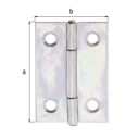 Vorschaubild Alberts® Scharnier  38x26 mm