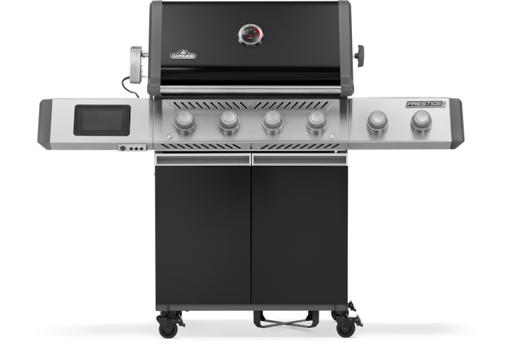 Napoleon Prestige PRO 500, Connected, Schwarz, inkl. Drehspieß