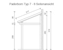 Skan Holz Pultdach Vordach Paderborn