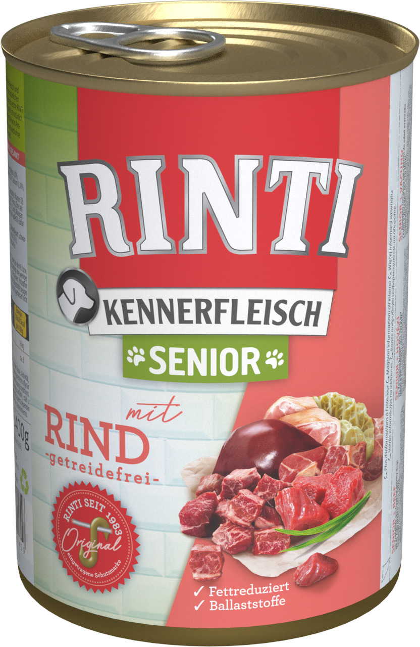 RINTI Kennerfleisch Senior 400g Dose Hundenassfutter