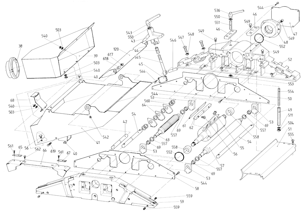 Explosionszeichnung Ersatzteile