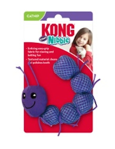 KONG Cat Nibble Critter Catnipillar Sortiert
