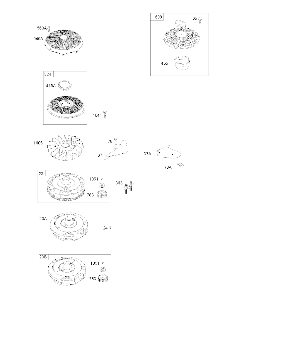 Explosionszeichnung Ersatzteile