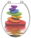 Vorschaubild MDF WC-Sitz COLORFUL STONES