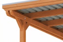 Vorschaubild Skan Holz Emsland - Flachdach Caravan-Carport aus Leimholz Breite 402 cm