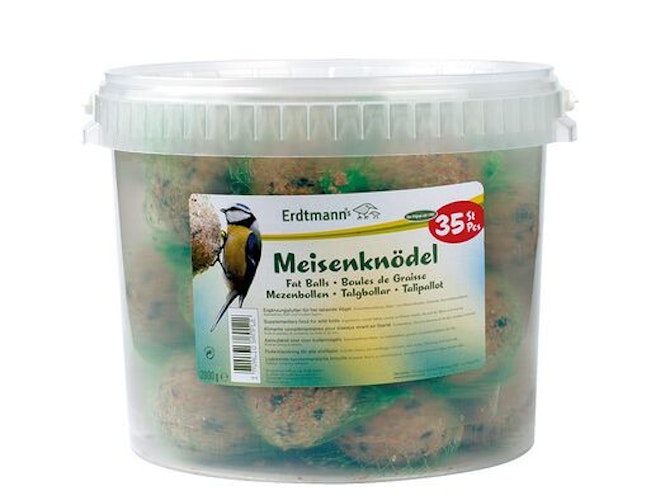 Erdtmann Meisenknödel im Eimer (35 Stück) Wildvogelfutter