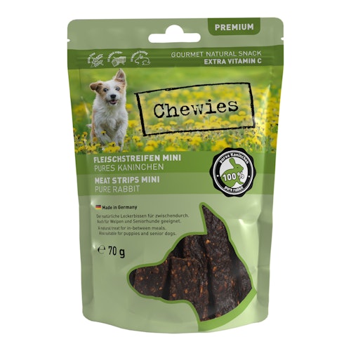 Chewies Mini Fleischstreifen 70 Gramm Hundesnack