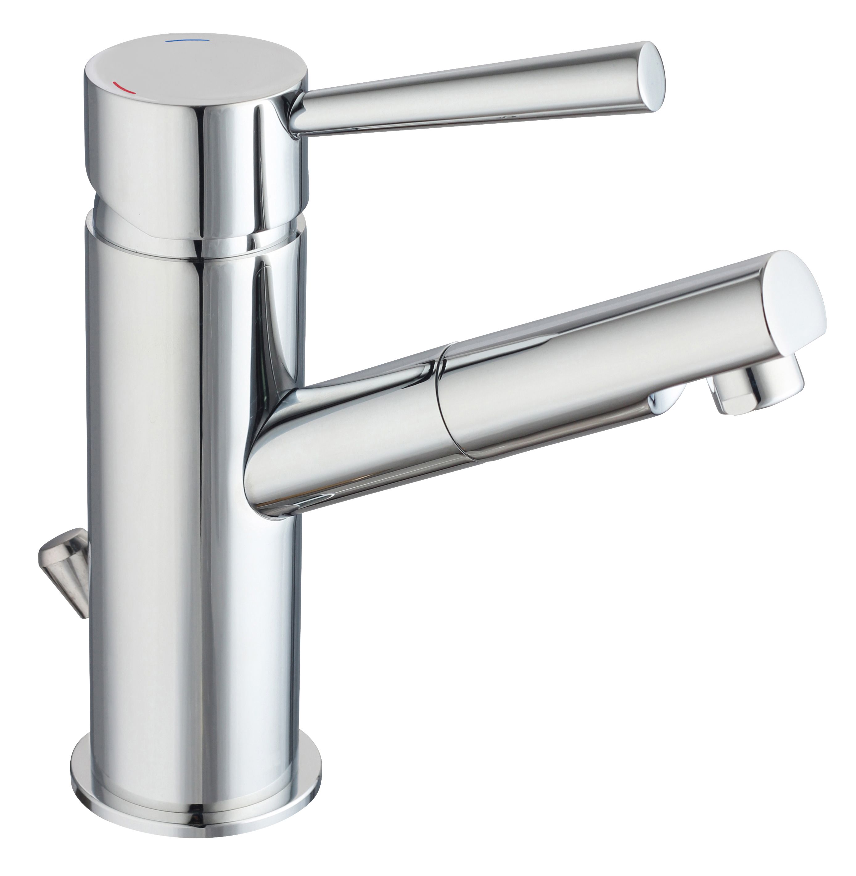 Design-Waschtischarmatur Cornwall Niederdruck, Chrom
