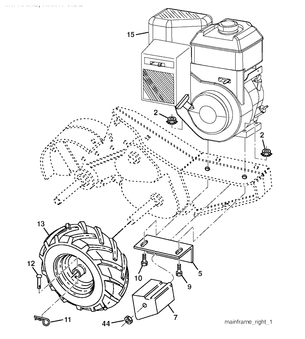 Explosionszeichnung Ersatzteile