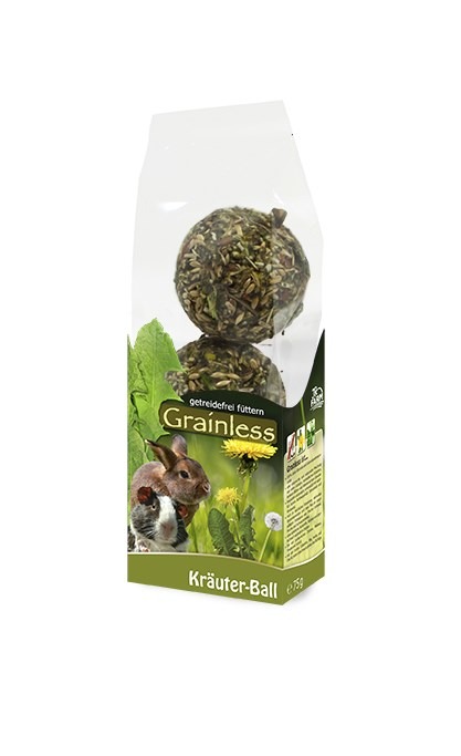 JR FARM Grainless Kräuter-Ball 75g (3 Stück) Kleintiersnack