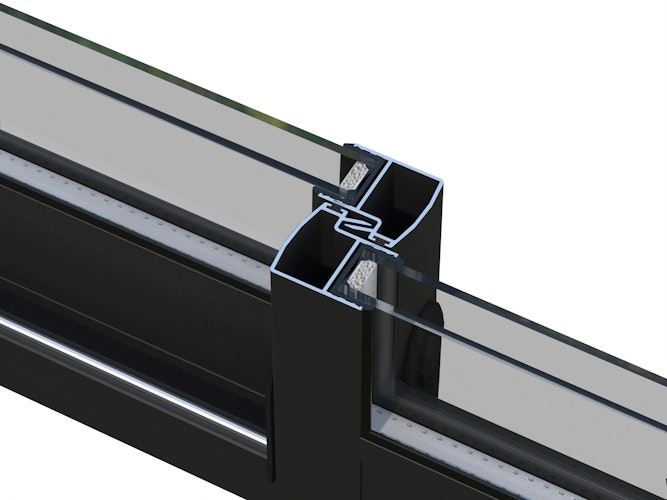 Palmako Glashaus Saga 16,6 m² Slide Plus