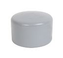 Vorschaubild Alberts® Pfostenkappe für  runde Metallpfosten, Kunststoff, grau, ⌀42 mm 654436
