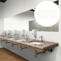 Revét Vinyl Wandfliese Weiß Hochglanz 120 x 60 cm