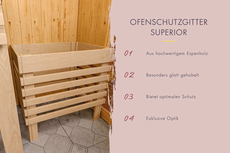 Karibu Sauna Airi Superior mit Eckeinstieg 68 mm inkl. gratis Sauna-Zubehörset im Wert von 234,94 €