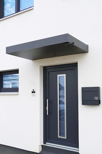 Gutta Rechteckvordach BS Plus 160 inkl. Wasserspeier (neues Modell)