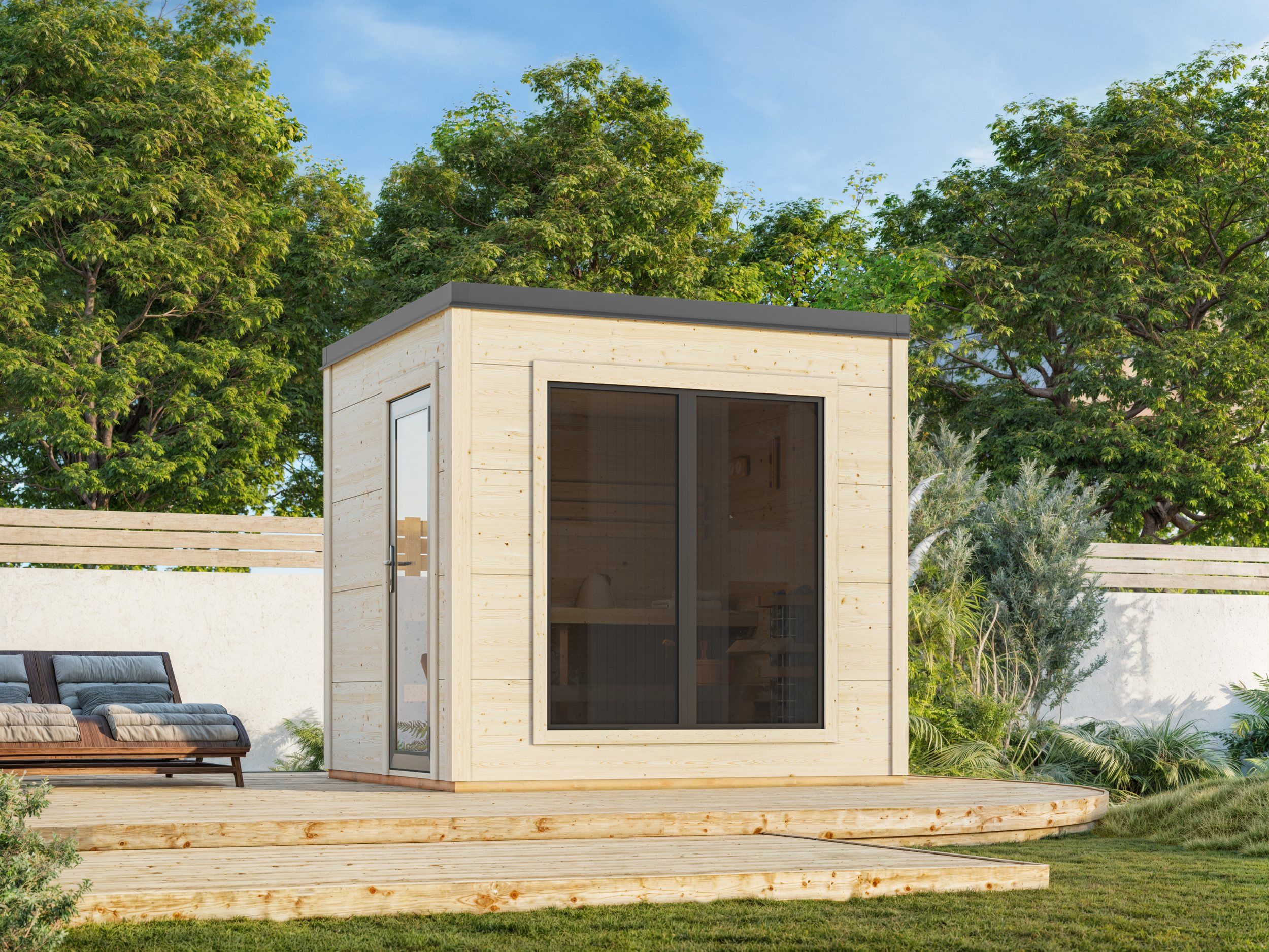 Palmako Gartensauna Grace 5,3 m² - 56 mm