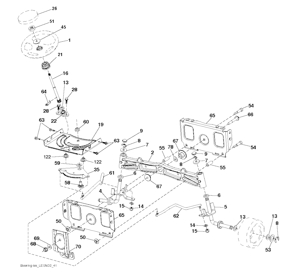 Explosionszeichnung Ersatzteile