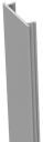 Vorschaubild GroJa Stecksystem Alu-Abdeckleiste, 300 cm für 7x7 u. 9x9er Pfosten
