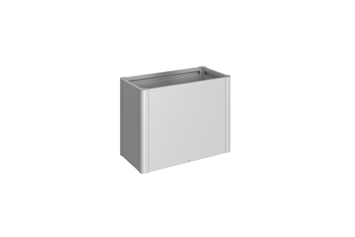 Biohort Pflanzbeet Belvedere B 102 x T 53 cm (Gr. 100) 77 cm (MAXI) silber-metallic