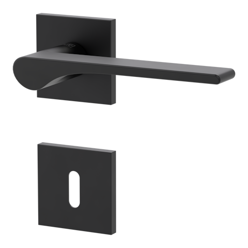 Griffwerk VAYA 261 LEAF LIGHT fast2fix Fast2Fix Rosetten eckig Buntbart Graphitschwarz