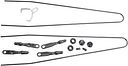 Vorschaubild CONTEC Schutzblech-Set Splash Protect 28 Zoll 48 mm schwarz