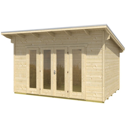 Skan Holz 28 mm Gartenhaus Ostende 1