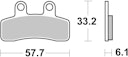 Vorschaubild SBS Scooterbelag 211CT Carbon Tech